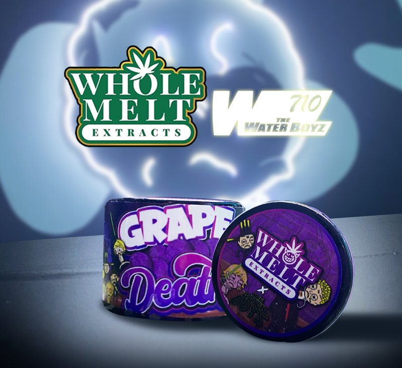 Whole Melt Extracts X the Water Boyz – Grape Death Star Live Rosin – 2GM