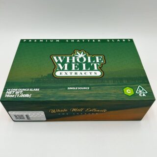 Whole Melt Extracts Banana Gelato | Shatter Slabs