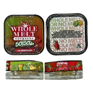 Whole Melt Extracts 50/50’s Live Resin Sugar “Citron Glue” & “Strawberry Mojito”